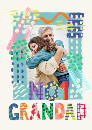 No.1 Grandad Photo Upload Father's Day Card