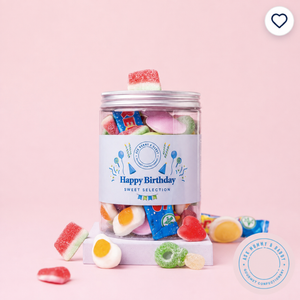 Happy Birthday Sweets Selection Tub-Blue