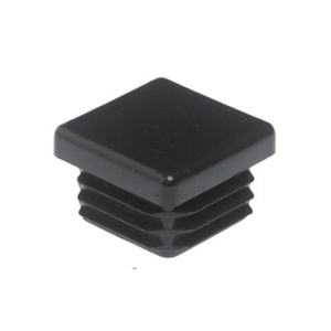 50mm Square Plastic End Caps For Steel Box Section (Pack of 10)