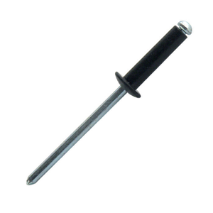 Black Rivets 4.8 x 15mm Multigrip Pack of 100