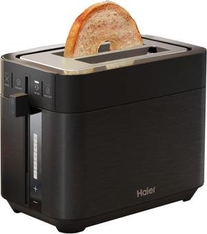 Haier HTO5A3 2 Slice Toaster with Anti-Dust Lid I-Master Series 5 1150W Black