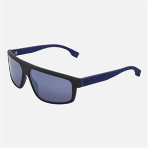 BOSS Mens Sunglasses Matte Black Blue