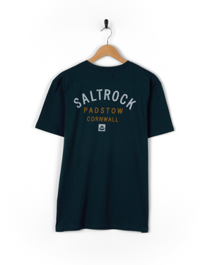 Location Padstow Mens T-Shirt in Teal