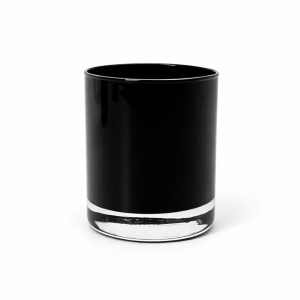 Karen 20cl Gloss Black Candle Glass - Box of 6