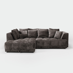 Tignes Left Corner Sofa with Storage Mocha