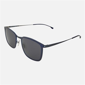 BOSS Mens Sunglasses Matte Blue Blue