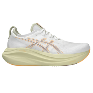 Asics Mens Gel Nimbus 27 - White/Fawn - Neutral - AW25