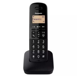 Panasonic KXTGB610, Single Cordless Dect Phone, Black