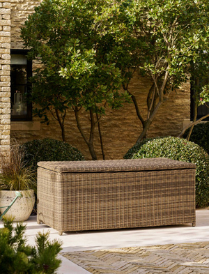 Skala Storage Box - Pe Rattan, Dark Natural, Large