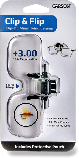 Sur-lunettes à cliper grossissement X1.75 Carson Optical