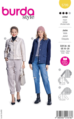 Patron de veste - Burda 5799