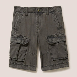 White Stuff Mens Halsall Organic Cargo Short Pure Black Size 38