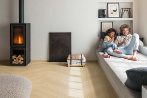 Quick-Step Ciro Pure Oak Blush Herringbone Click Vinyl Built-in Underlay AVHBU40359