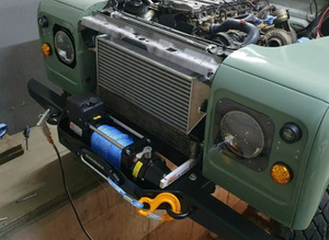 AS112-AUTO - Uprated Intercooler for Land Rover Defender TD5 or TDCi Puma with Close Fitting Winch or Auto Conversion by Allisport