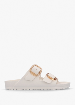 Arizona Big Buckle EVA Eggshell Two Bar Mules