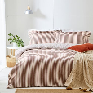 DOUBLE DUVET COVER Hebden Pecan