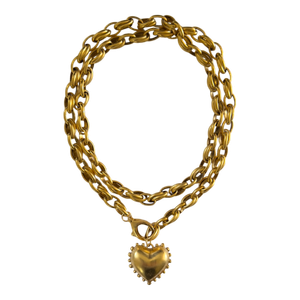 Marley Dotted Heart Necklace