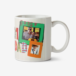 No.1 Grandad Photo Upload Mug