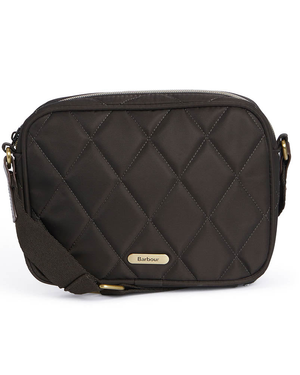 Barbour Womens Quilted Crossbody Bag - Olive