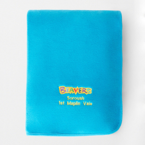 Beavers Fleece Blanket- Personalised