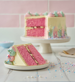 Gender Reveal White Cake