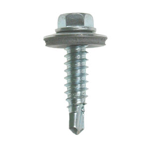6.3 x 22mm Stitcher Self Drilling Tek Screw With 19mm Bonded Washer Pack of 100