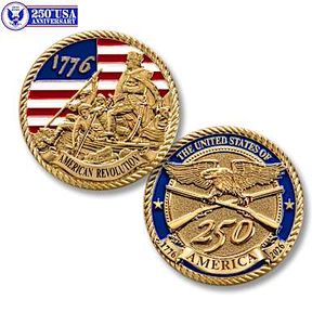 America's 250th Anniversary Challenge Coin Collection
