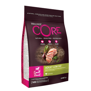 WELLNESS CORE Adult Small Breed Low Fat Dog Food, 5kg
