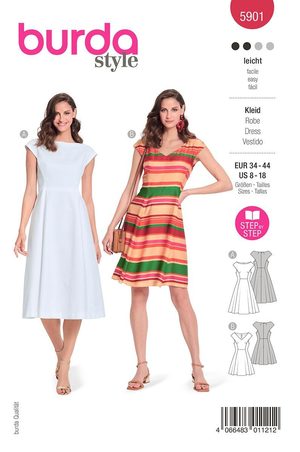 Patron de robe - Burda 5901