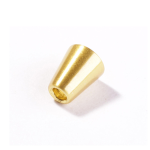 Embout clochette métal pour cordons - Or
