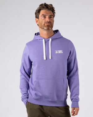 Essential Mens Pop Hoodie in Purple