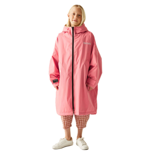 Regatta Kids Spirit Of Adventure Waterproof Changing Robe - 9 - 13 Yrs / Peach Pink/Biscot