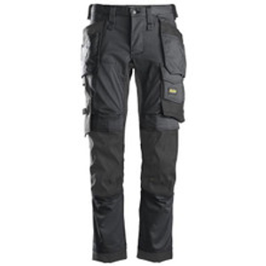 Snickers Workwear SNI-6241580XX 6241 Stretch Trousers Holster Pockets - Grey