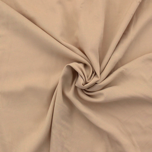 Tissu popeline de viscose - Beige