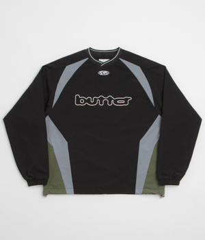 Butter Goods Finta Warmup Pullover Jacket - Black