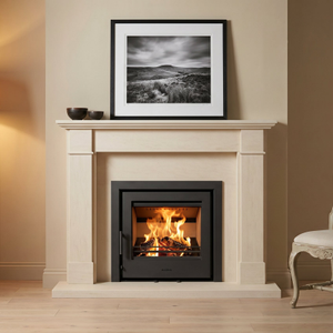 Mazona Clovelly 550 6kW Steel 3 Sided Trim Stove, Multifuel, Woodburning, Cassette, Inset, Eco Design Approved, Defra Approved