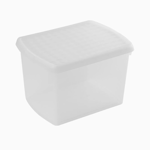 21.5 Litre Wham Clip Plastic Storage Box with Lid 8.02