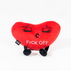 What The Plush "F*ck Off Heart" Free Standing Plush