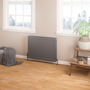 Aquarius Type 22 Compact Panel Radiator in Matt Anthracite