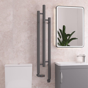 Eastbrook Portchester Vertical Designer Radiator in Matt Anthracite