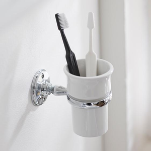 Miller Stockholm Tumbler and Holder in Chrome