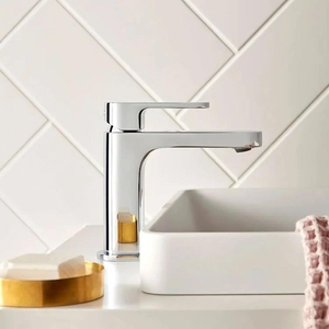 Vado Life Mono Basin Mixer Tap with Universal Waste in Chrome