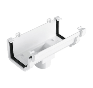 Marshall Tufflex White Ogee 128mm Running Outlet
