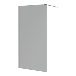 Arezzo 1900mm Grey Tinted Glass Wetroom Screen 1000mm