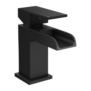 Monza Waterfall Basin Tap - Matt Black