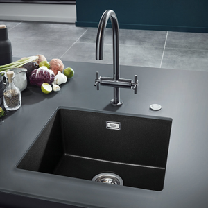 Grohe K700 1.0 Bowl Undermount Composite Quartz Kitchen Sink - Black
