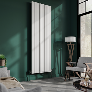 Urban Vertical Radiator - White - Double Panel (1800mm High) 608mm Wide