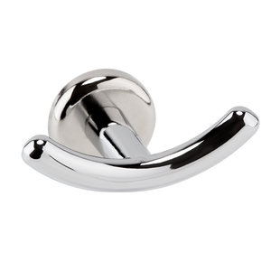 Modern Chrome Double Robe Hook
