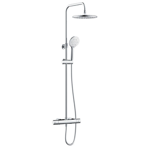 Bristan Buzz2 Cool Touch Bar Shower Mixer with Rigid Riser Kit - Chrome