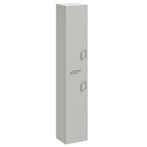 Cove 350mm Gloss Tallboy Unit (Gloss Light Grey - Depth 330mm)